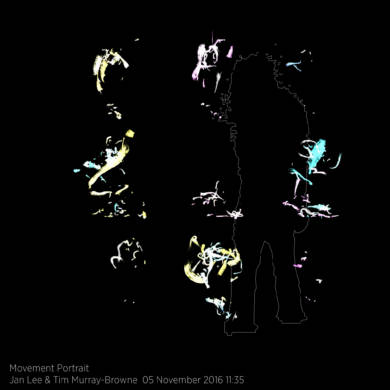 Movement Portrait of Allesandro by Jan Lee and Tim Murray-Browne