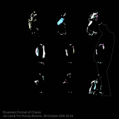 Movement Portrait of Charles by Jan Lee and Tim Murray-Browne
