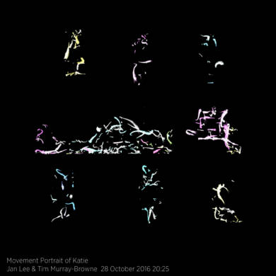 Movement Portrait of Katie by Jan Lee and Tim Murray-Browne